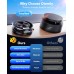 Otemly Ultra-Thin Vacuum Gel Magnetic Phone Holder for Car, [95LBS Max Suction] 360° Adjustable [All Zinc-Alloy] Cell Phone Car Mount for MagSafe, Fit for iPhone 17 Pro Max/16/15/14/13/12 & Android